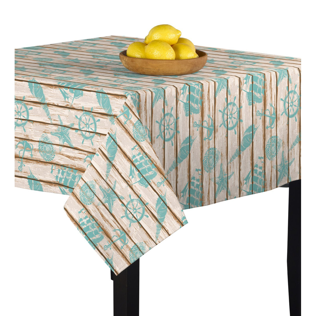 Snead Geometric Square Tablecloth Breakwater Bay 