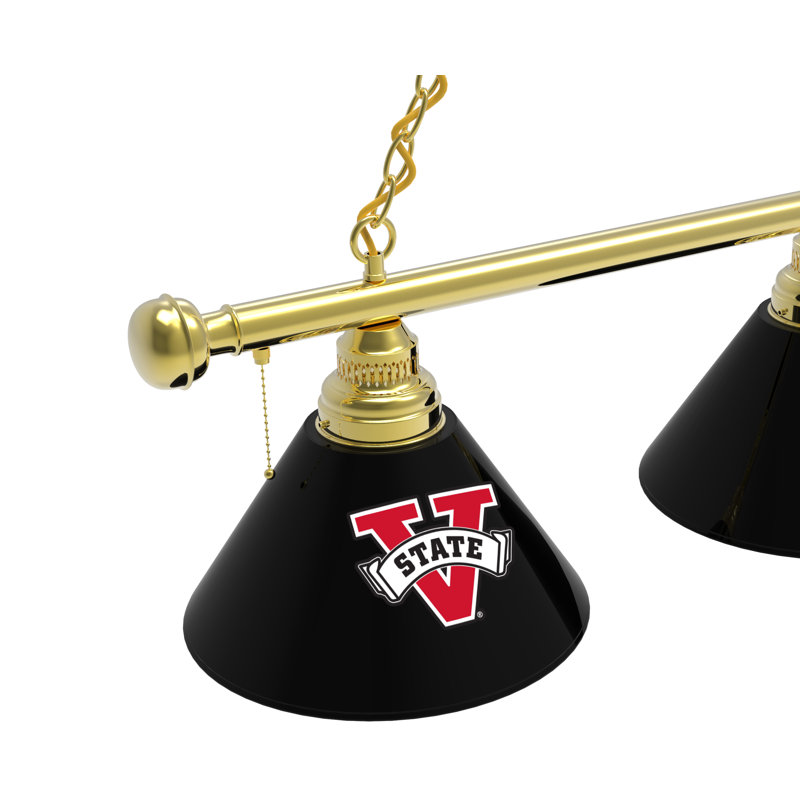3 - Light Pool Table Lights Pendant, Brass, Valdosta State Blazers