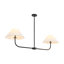 Luminaire suspendu pour îlot de cuisine 2 lumières Kelsey-501084882