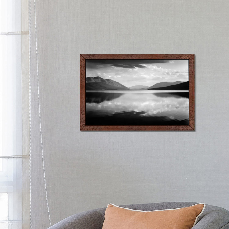 Ansel Adams - Print on Canvas, 66.04 cm H x 45.72 cm W, Brown Framed