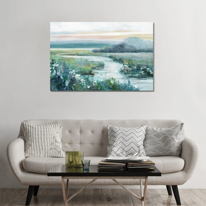 «Eternity in Twilight» par Sally Swatland - reproduction d'art, H 32 po x l 48 po, Toile tendue, Sans cadre