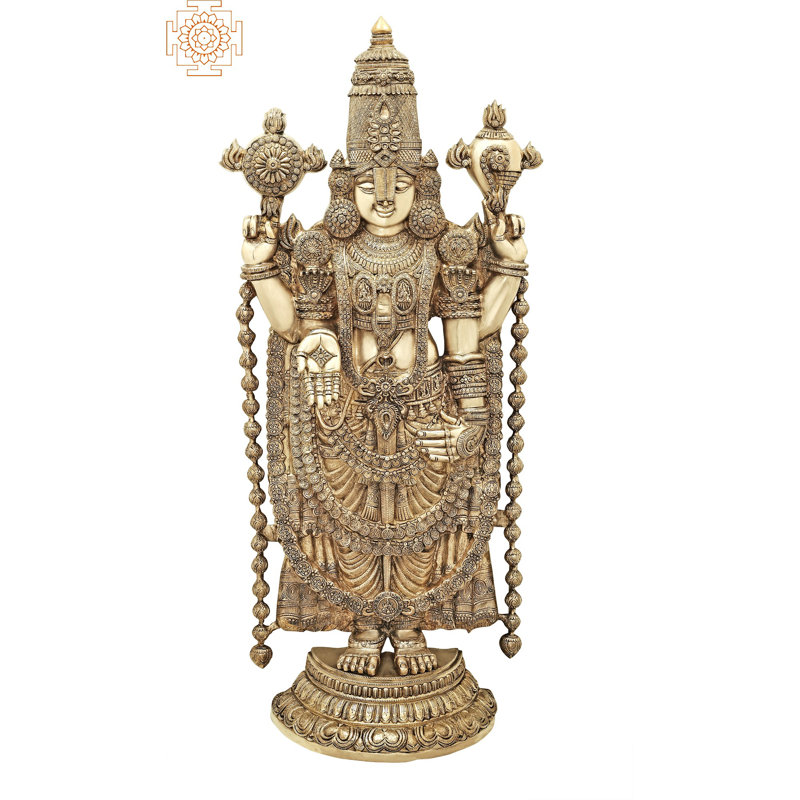 Statue super seignante Venkateshvara comme Balaji à Tirupati