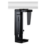 Mount-It Height Adjustable CPU Under Desk Mount Bracket | Computer Tower Wall, Under Counter Holder