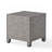 ACCENT TABLE with Durable Polyethylene Rattan and Minimalist Cube Design for Versatile Outdoor Use-1547008764