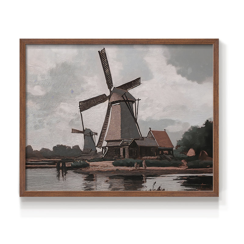 Série nautique-XXXIV - reproduction encadrée, Noyer, H 16 po x l 20 po