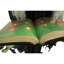 Haunted Hill Farm taille réelle 6 pi. Sorcière posable avec livre de sort, lumières et son, décoration intérieure / extérieure pour Halloween