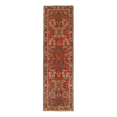 Oriental Area Rug in Rust