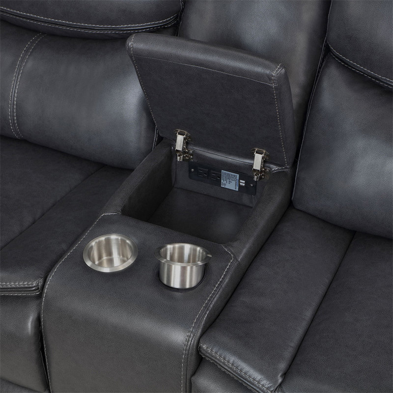 Salerno  Upholstered Power Reclining Sectional Sofa