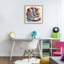 Cadre flottant coloré avec espadrilles colorées Graffiti Splash, design Creative Studio-1381929903-1381929897