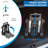 Mount-It! Luggage Cart with Wheels Foldable, Strong, Compact Luggage Cart Holds 77 Pounds