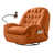 Orange Faux Leather