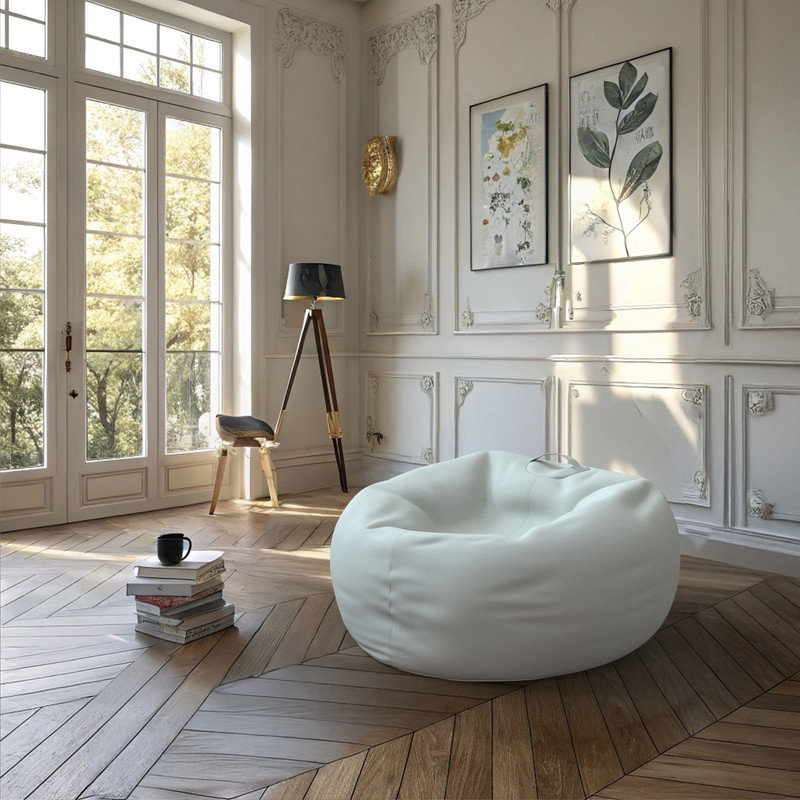 Sunbrella Bean Bag Lounger Cover (Bag Only), Canvas Natural, 61.0cm H x 61.0cm W x 88.9cm D