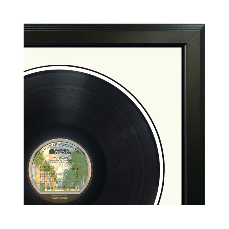 Van Halen "Van Halen" Framed Record with White Mat, White
