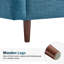 Cicero 204Cm Velvet Flared Arm Sofa-1939289209