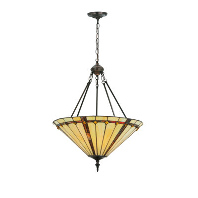 Luminaire suspendu bol 3 lumières unique Etting