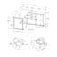 Bureau d'ordinateur - L 60 po-117101790-117101777
