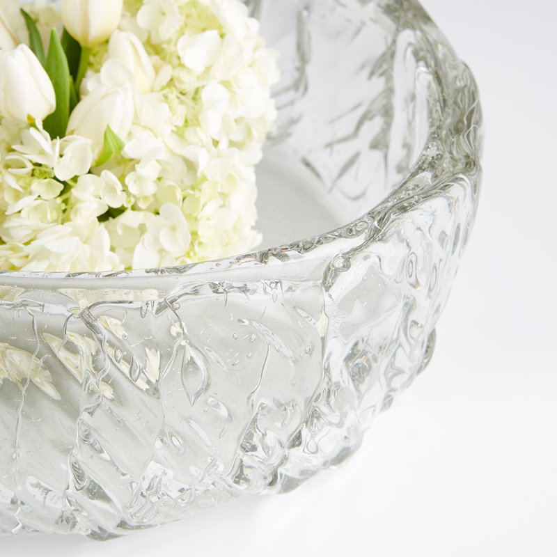 Clearly Thorough Glass Decorative Bowl