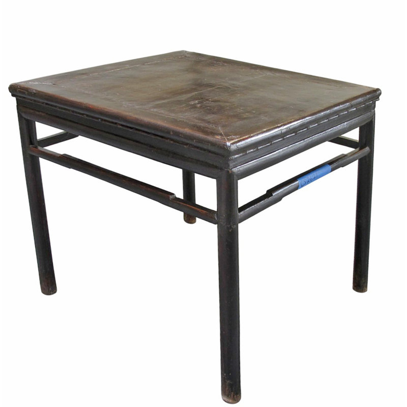 Antique Square Lacquered Tea Table