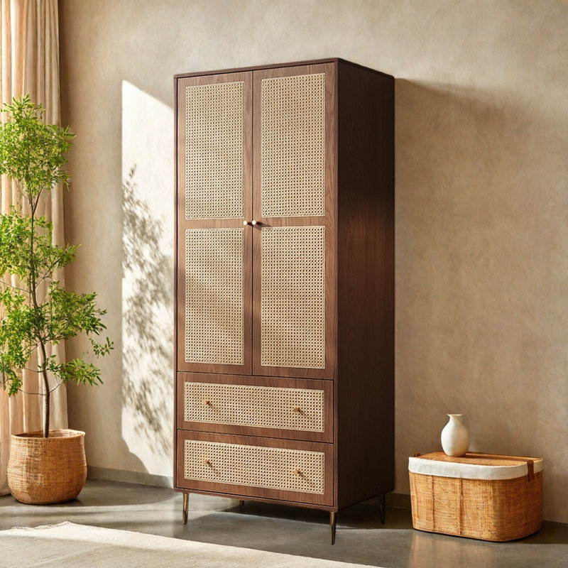 Armoire moderne et simple, Noyer