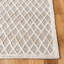 Tapis ivoire touffeté à la main à motif géométrique Giraldo-1014306860