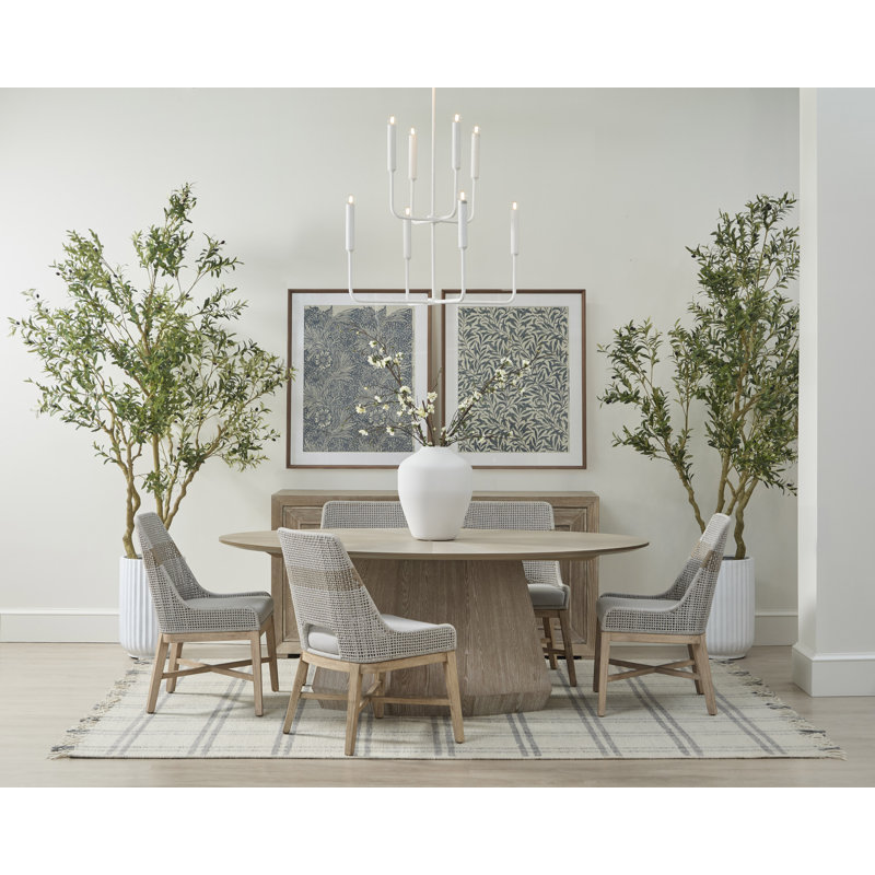 Chaise d'appoint Bowker, Taupe / blanc
