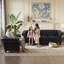 Canapé Chesterfield en polyuréthane à accoudoirs roulés.-1587581828-1584347165