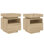 Brandace 39 cm W Bedside Table