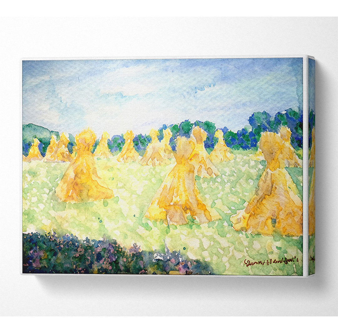 Monet Die jungen Damen von Giverny - Kunstdrucke auf Leinwand