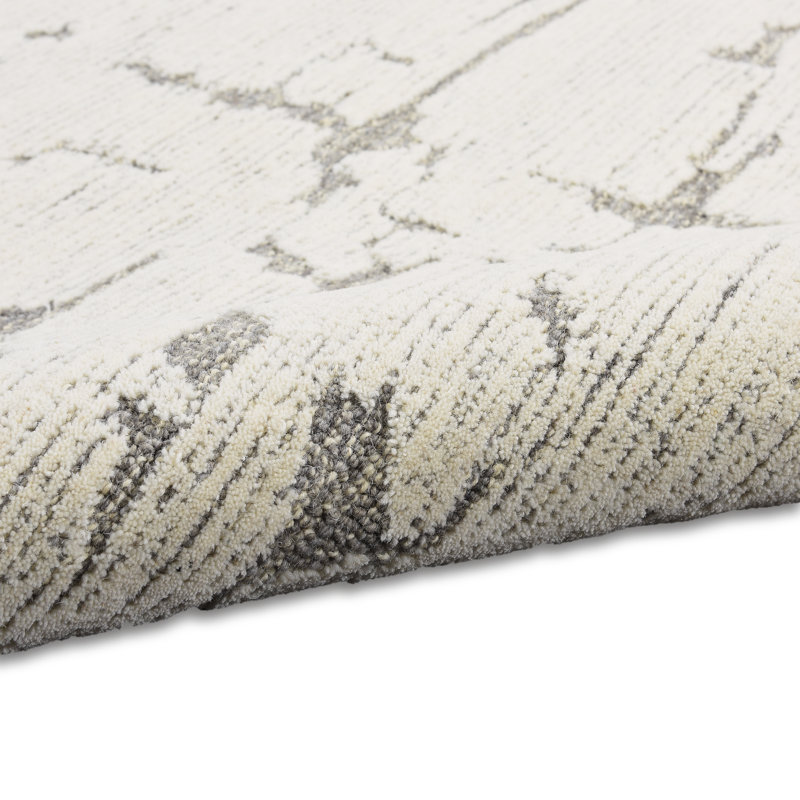 CK009 SCULPTURAL Modern Hand Woven Area Rug, Rectangle 63 x 87cm