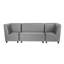 Ensemble de chaises de coin modulaires avec canapé, 3 pièces Kid Comfort - gris-124164562