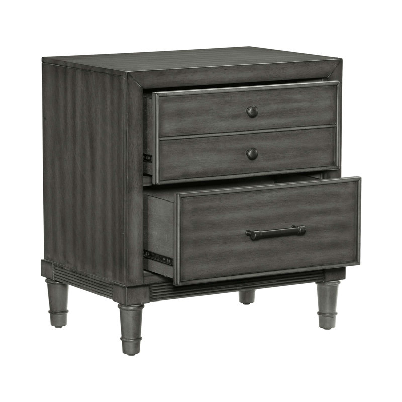 Table de chevet style transitionnel 1pc