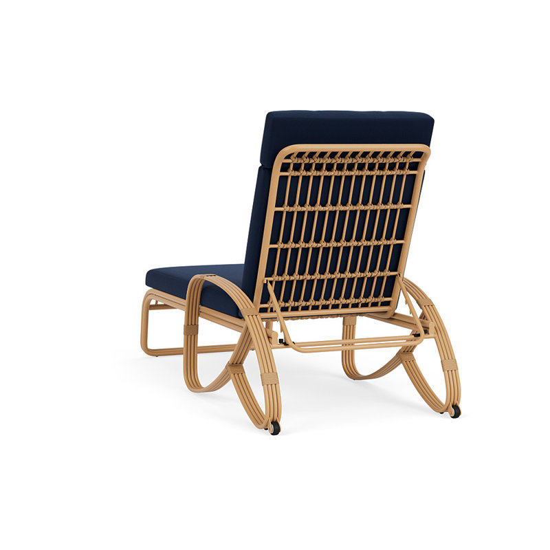 Riviera Outdoor Chaise Lounge, Decorline Navy