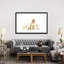 Chien et chiots, impression sur toile tendue-20146207-72577371-72577373