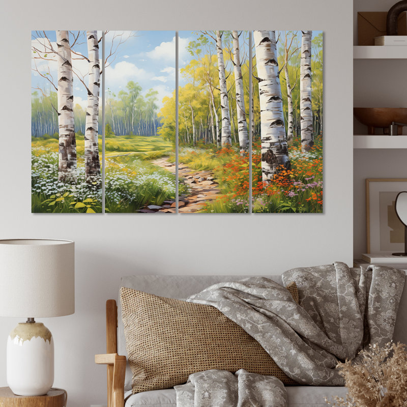 Gyasi - impression sur toile de bouleau - 4 panneaux