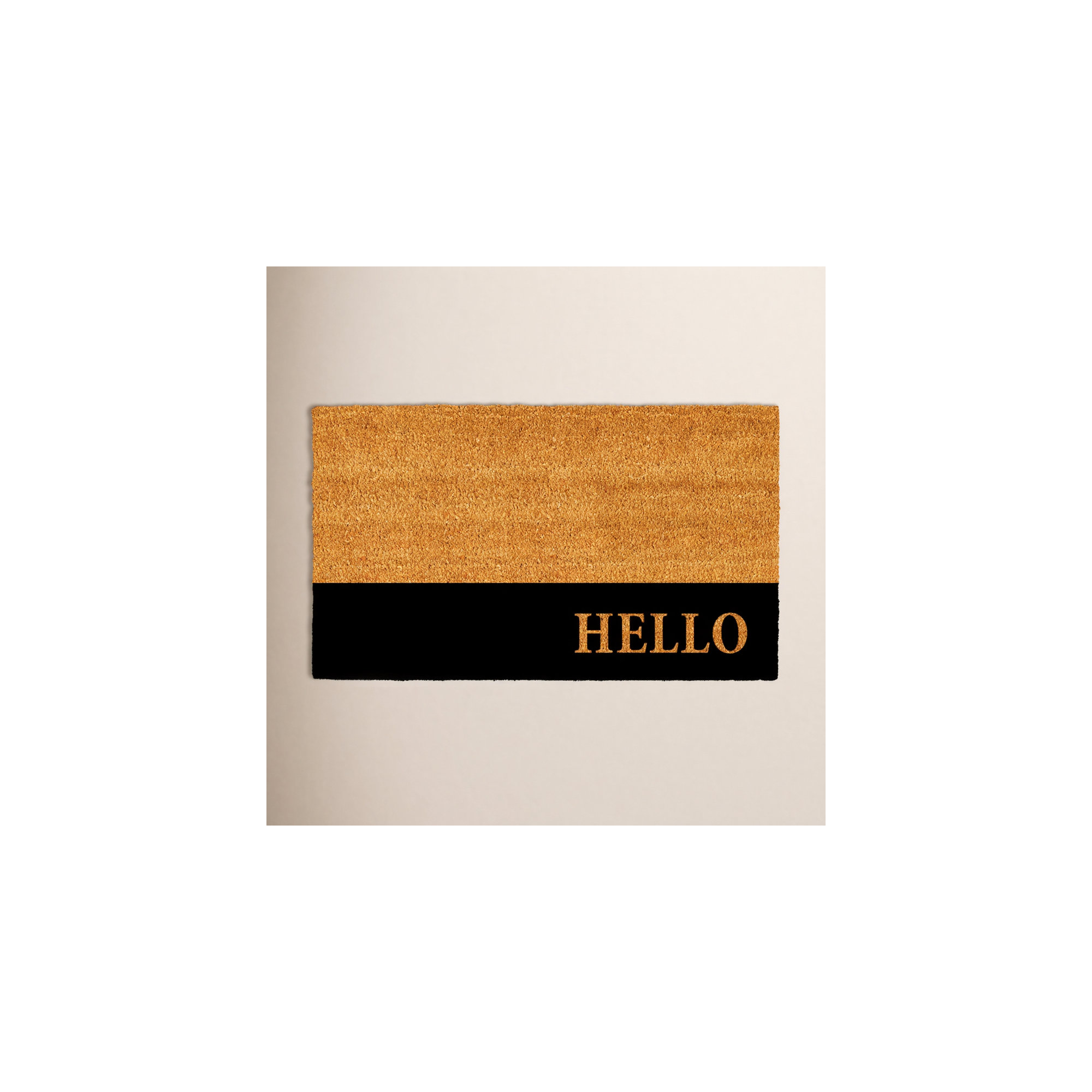 Abhilasha Non-Slip Striped Outdoor Doormat, Rectangle 2'6" x 4'