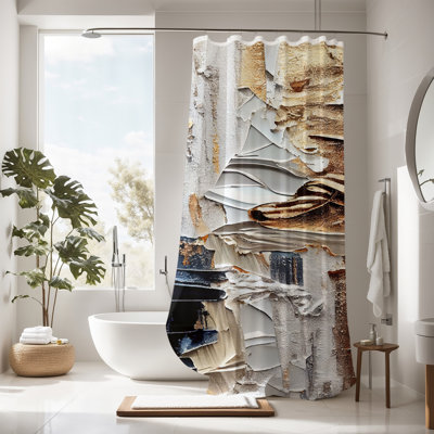 Kelvan Abstract Shower Curtain