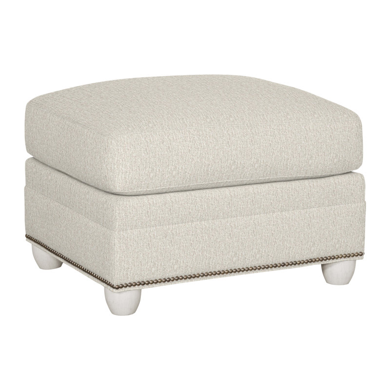 Fairgrove Ottoman, Casa Blanca, Nomad Snow Crypton® Chenille, Yes