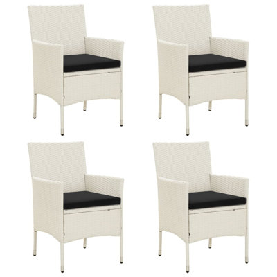 Patio Chair ll Weather with Cushions Poly Rattan