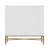2 Door White Locker Accent Cabinet