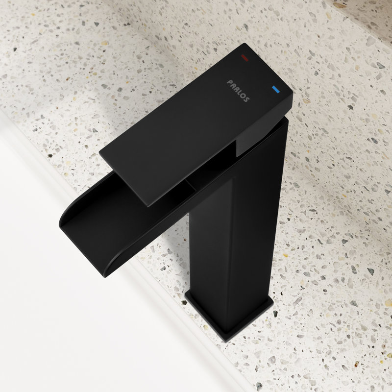 Single-Hole Single-handle Bathroom Faucet, Matte Black