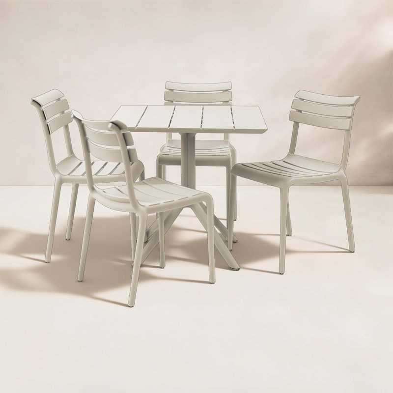 Centreville 4 Person Dining Set, Beige