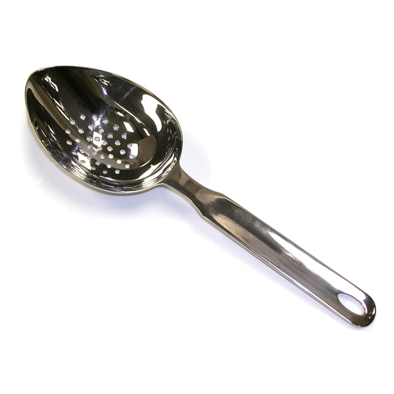10.25" Stainless Steel Ice Scoop with Drain Holes
