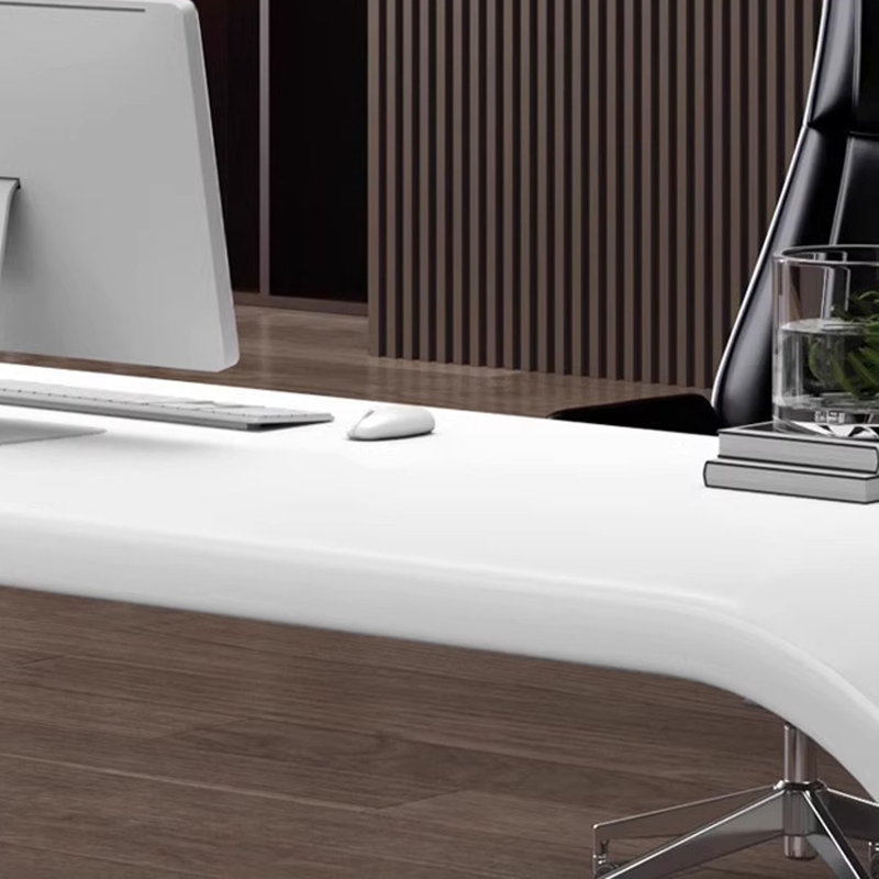 Bureau simple et moderne, H 29,53 po x l 62,99 po x P 31,5 po