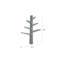 Spruce Tree 51" H x 41" W Kids Bookcase-1544262645