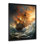 Blanc majestueux voilier en tempête I, reproduction d'art sur toile