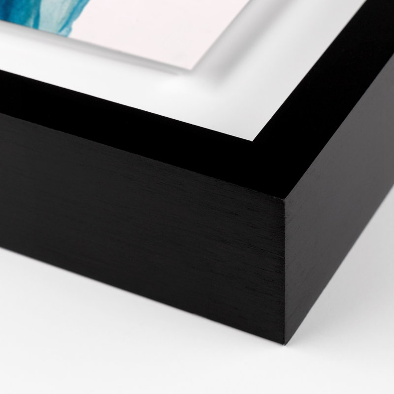 Depth by Kim Whiteside, 60" H x 48" W x 2.5" D, Black