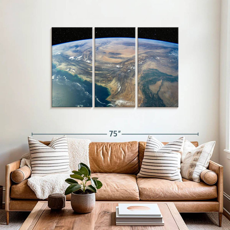 Oberle Earth, 36" H x 57" W