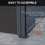 Dakota Fields 400cm W Polyester Cover Retractable Freestanding Awning-345034683-392274598