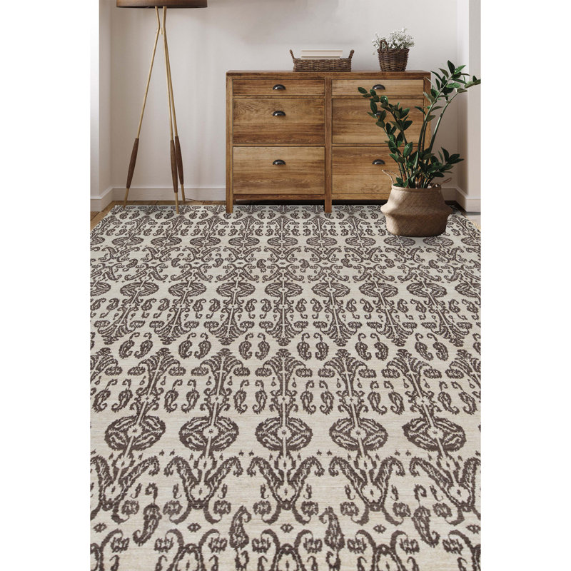 Wool Ikat Area Rug