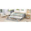 Lit plateforme simple avec lit gigogne et tiroirs-1322462566